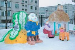Поделки и фигуры из снега в детском саду: фото, как сделать своими руками Простые постройки из снега в детском саду